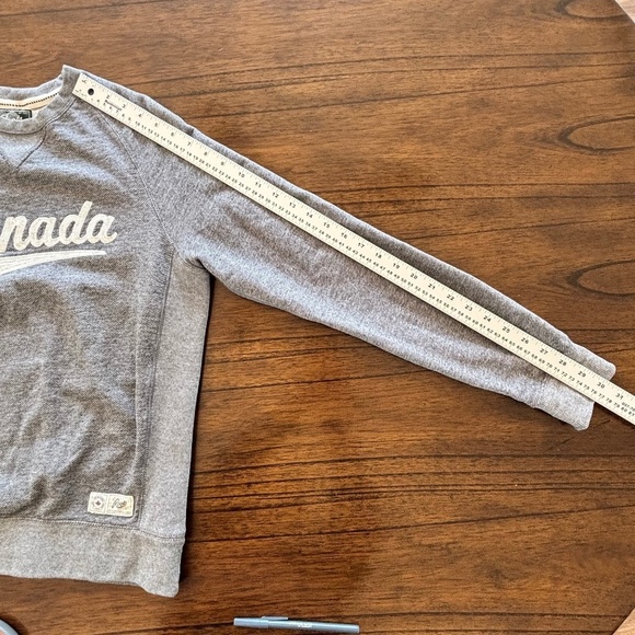 Roots mixed grey crew neck Canada sweatshirt size medium - Picture 14 of 14